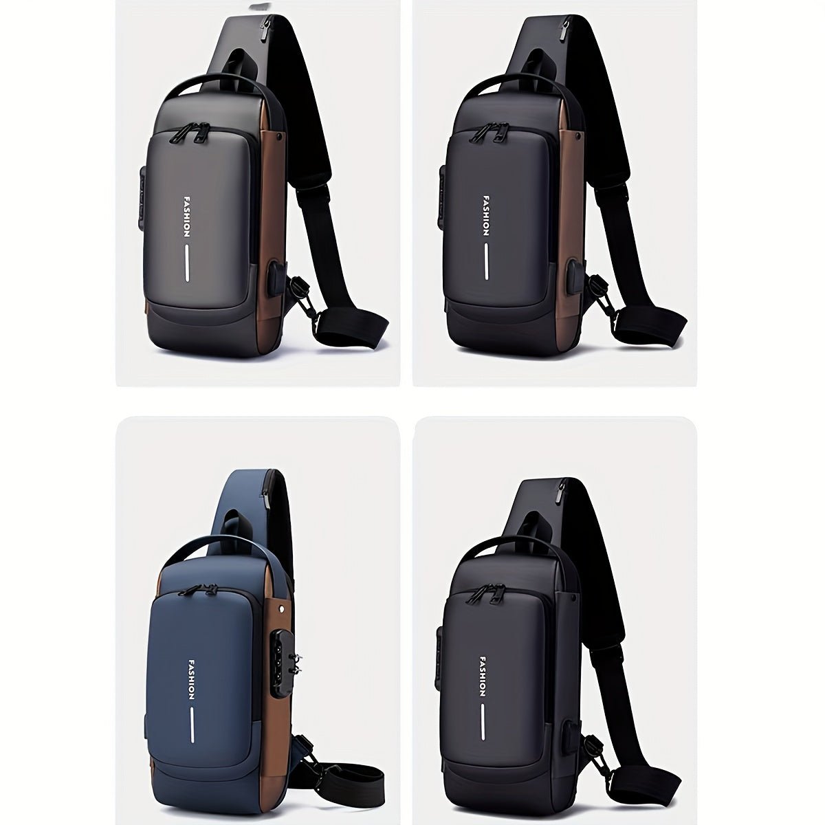 Lockable Crossbody Motorcycle Backpack - Wize - Z