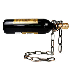 Magic Iron Chain Wine Bottle Holder - Wize - Z