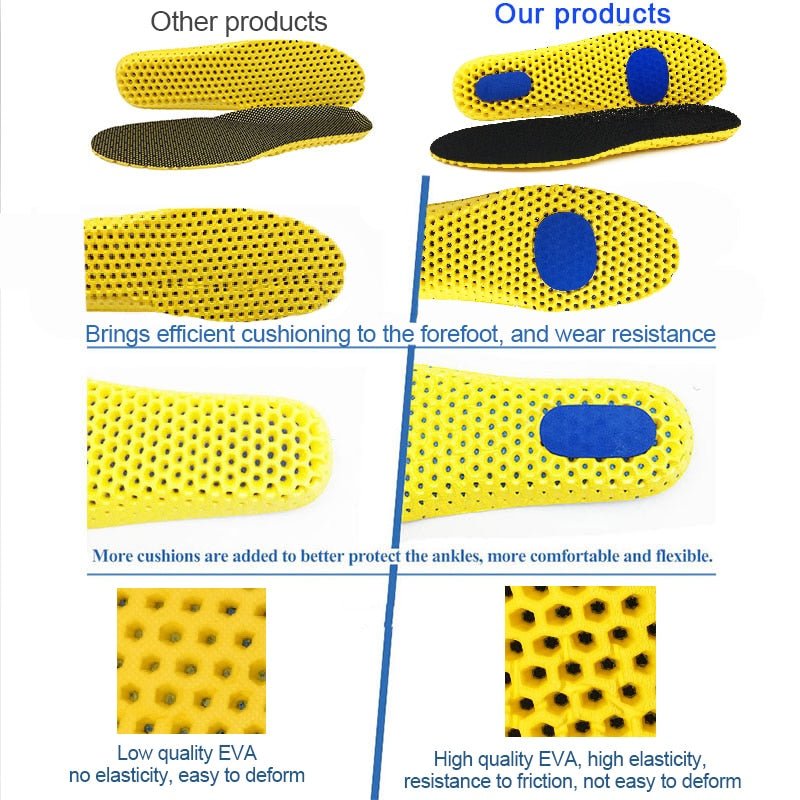 Memory Foam Insoles For Shoes - Wize - Z