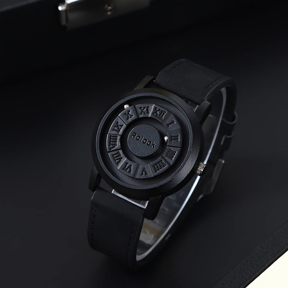 Men's Magnetic Quartz Watch with Analog Display - Wize - Z