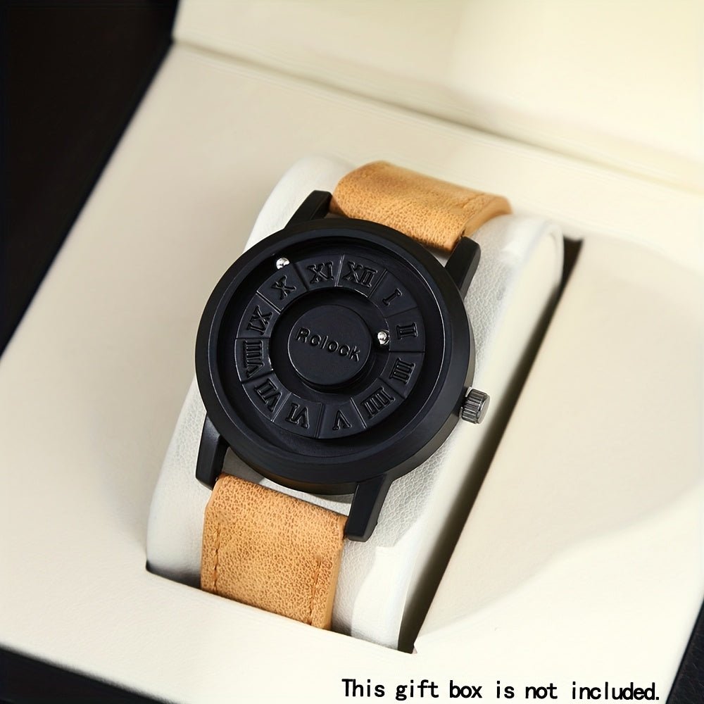 Men's Magnetic Quartz Watch with Analog Display - Wize - Z