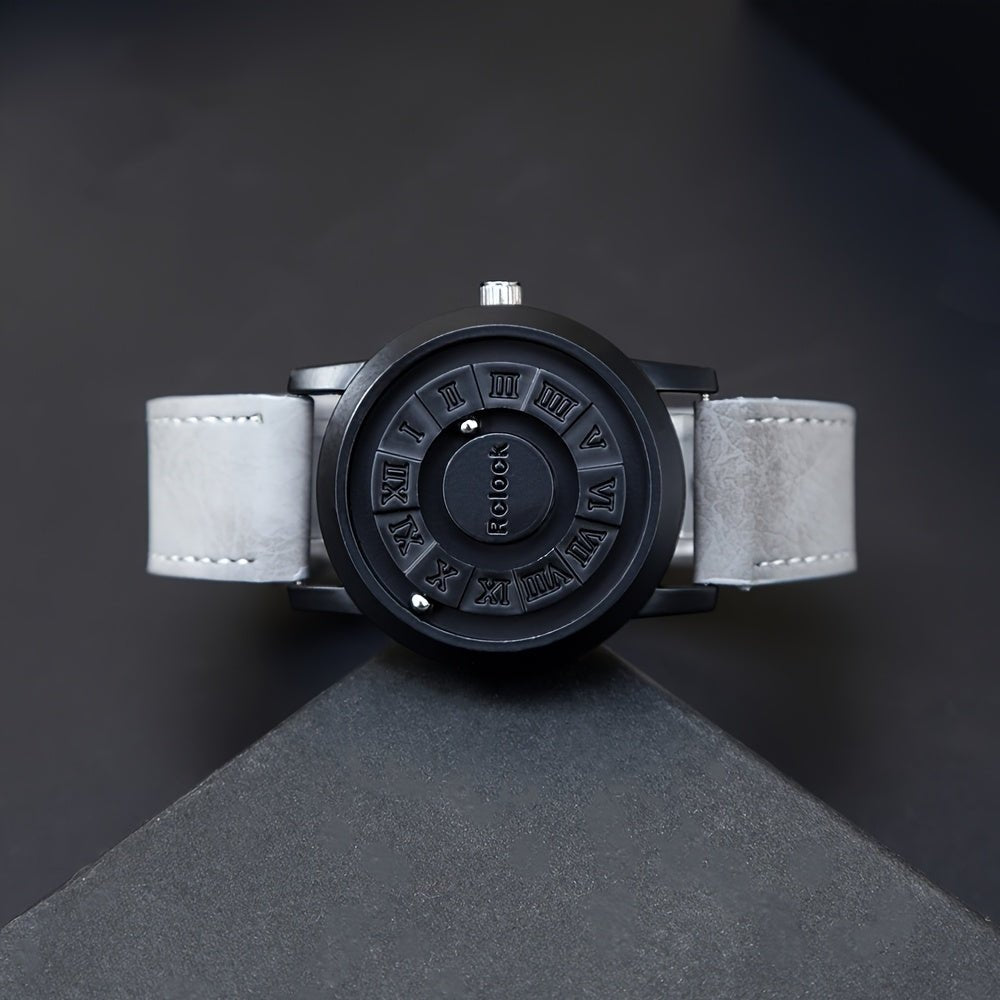 Men's Magnetic Quartz Watch with Analog Display - Wize - Z