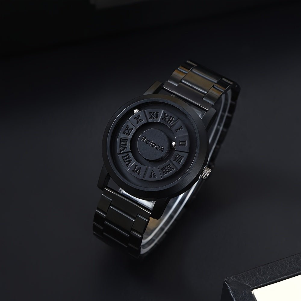 Men's Magnetic Quartz Watch with Analog Display - Wize - Z
