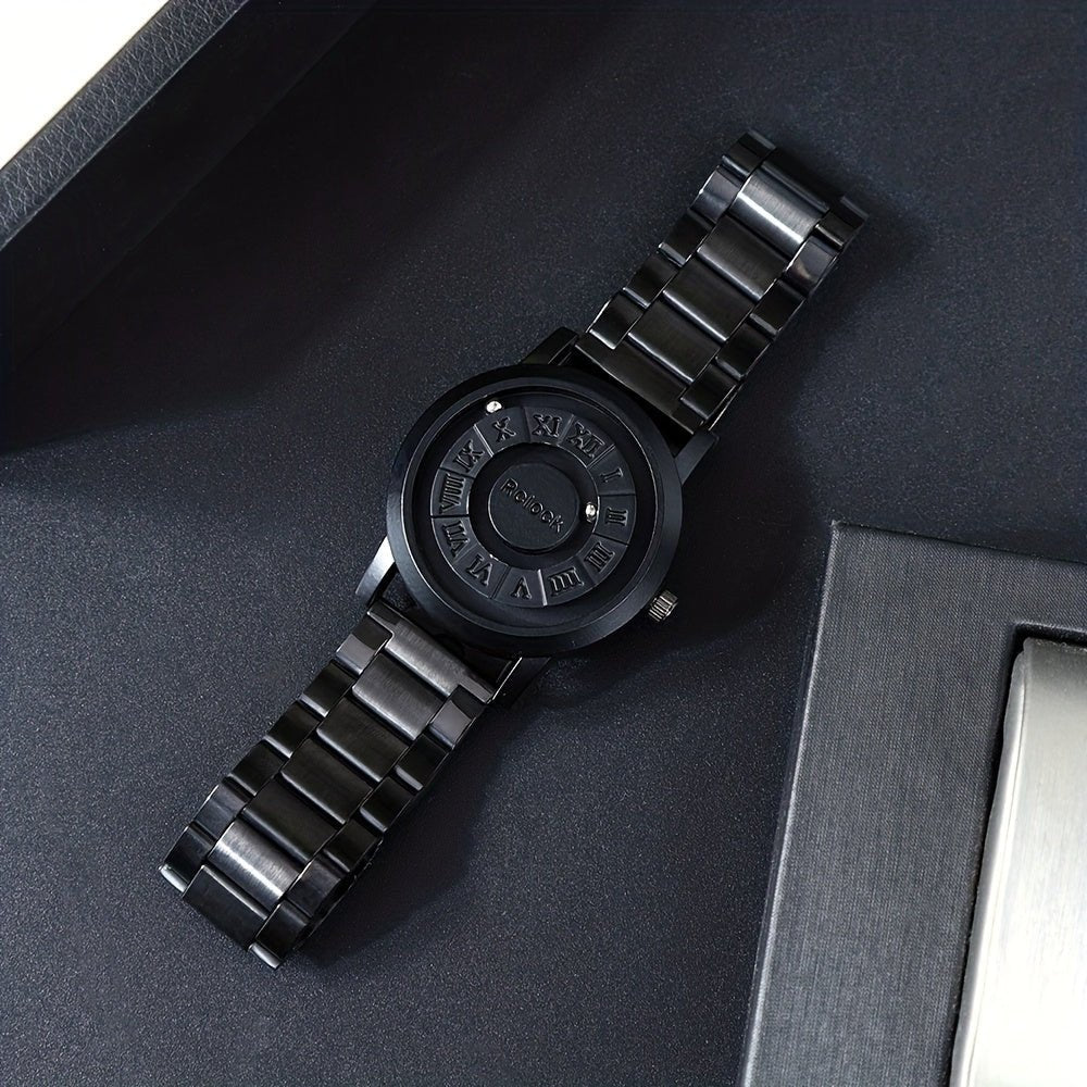 Men's Magnetic Quartz Watch with Analog Display - Wize - Z