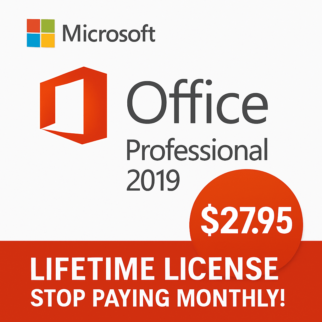 Microsoft Office 2019 Pro+: 64 BIT DVD - Wize - Z