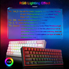 Mini Mechanical Gaming Wired Keyboard - Wize - Z