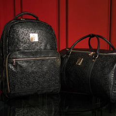 Monogram Leather 2 Bag Set (Commuter and Duffle) - Wize - Z