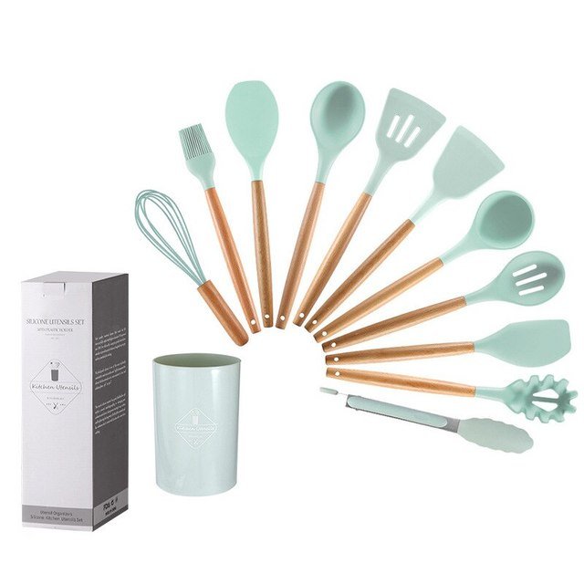 Non Stick Pot Spatula And Spoon - Wize - Z