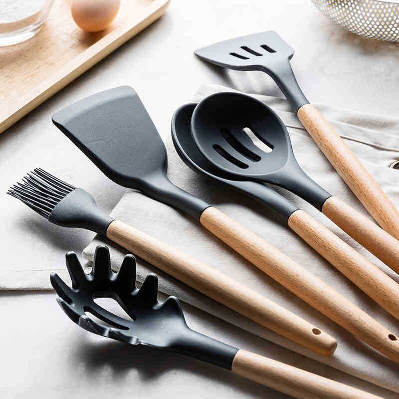 Non Stick Pot Spatula And Spoon - Wize - Z