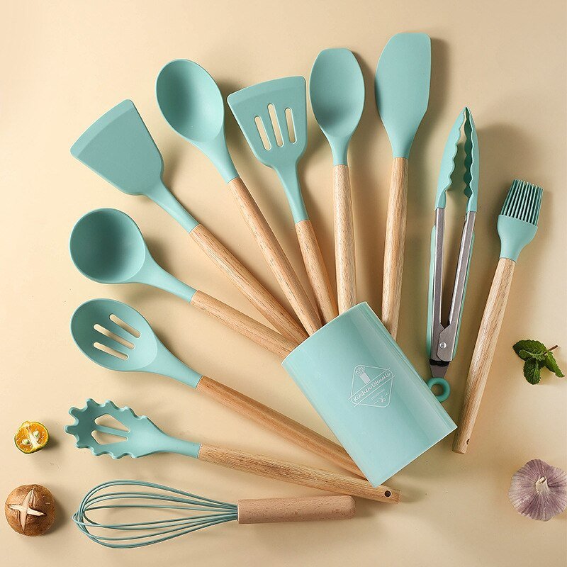 Non Stick Pot Spatula And Spoon - Wize - Z