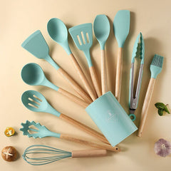 Non Stick Pot Spatula And Spoon - Wize - Z