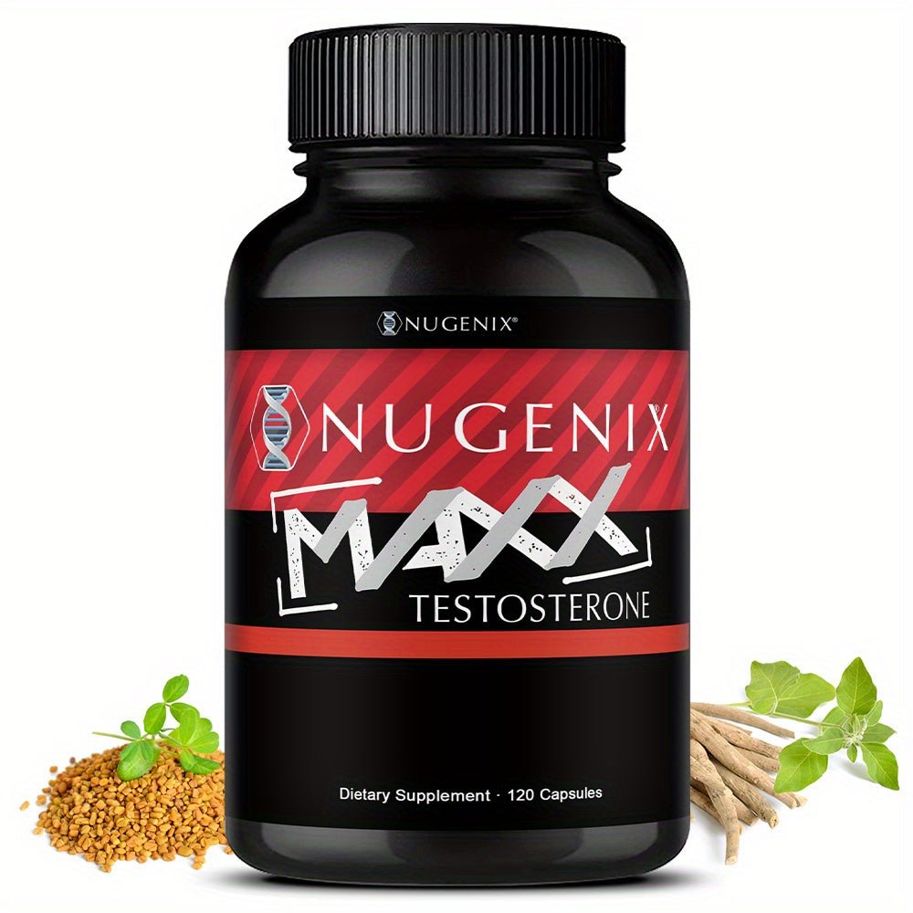 Nugenix Maxx - Maximum Total Testosterone Formula for Men, 120 Capsules - Wize - Z