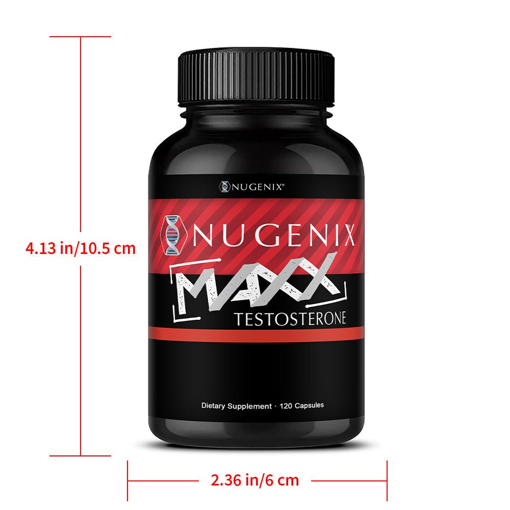 Nugenix Maxx - Maximum Total Testosterone Formula for Men, 120 Capsules - Wize - Z