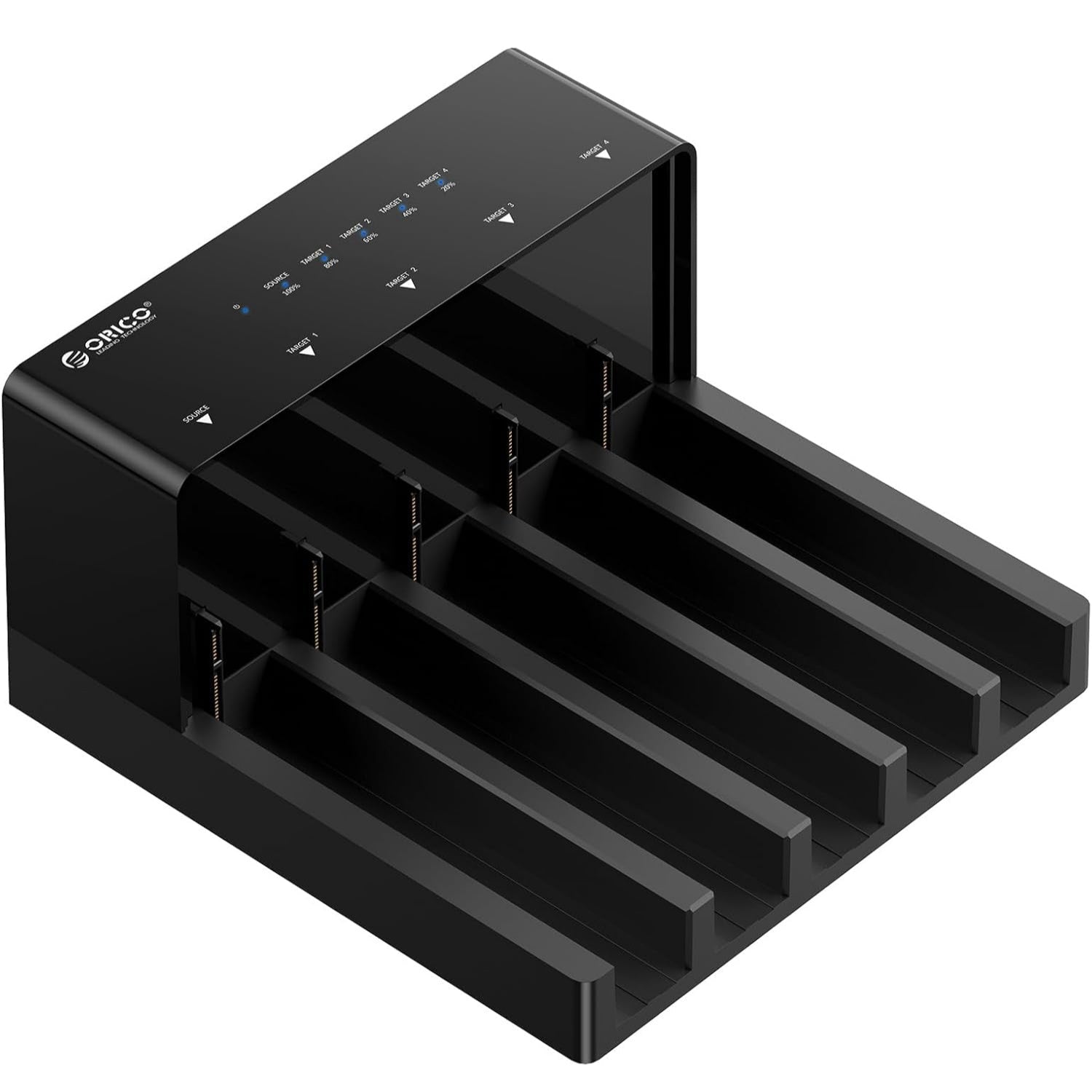 USB 3.0 5 Bay Hard Drive Docking Station with Offline Cloning 3.5 SATA - Wize-Z