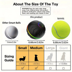 Pet Smart Bouncing Ball Interactive Dog Ball 6.6 cm/2.62 in Large Size - Wize - Z