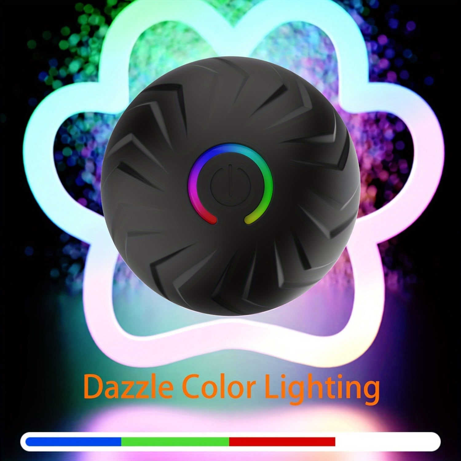 Pet Smart Bouncing Ball Interactive Dog Ball 6.6 cm/2.62 in Large Size - Wize - Z