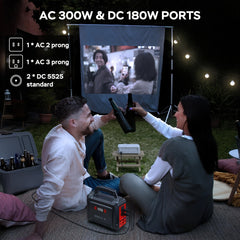 Portable Power Station 200W/300W Peak Camping Solar Generators - Wize - Z