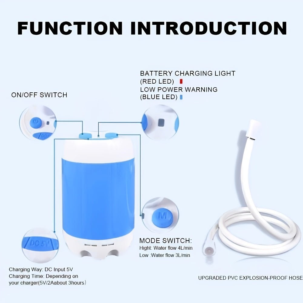 Portable Watering System, Camping Shower Room Outdoor Shower - Wize - Z