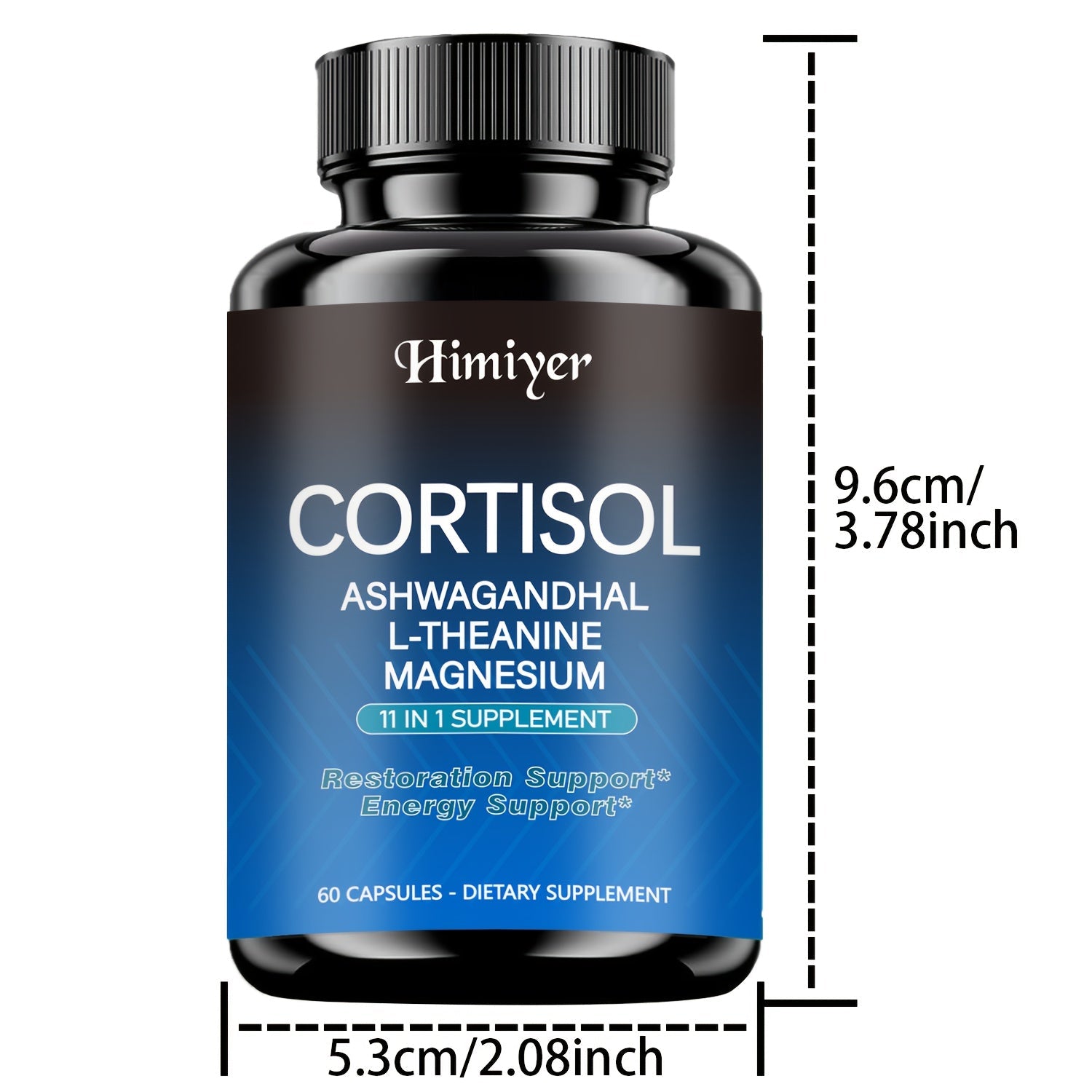 Rhodiola Rosea Stress Relief Capsules - Cortisol Management Supplement, 60 Capsules - Wize-Z