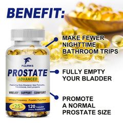 Saw Palmetto Supplement for Men: Prostate & Urinary Health, Energy Boost, Heart & Immune Support - Wize-Z