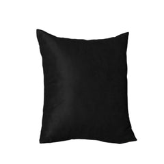 Set of Four 20" Black Fabric Throw Pillow Covers - Wize - Z