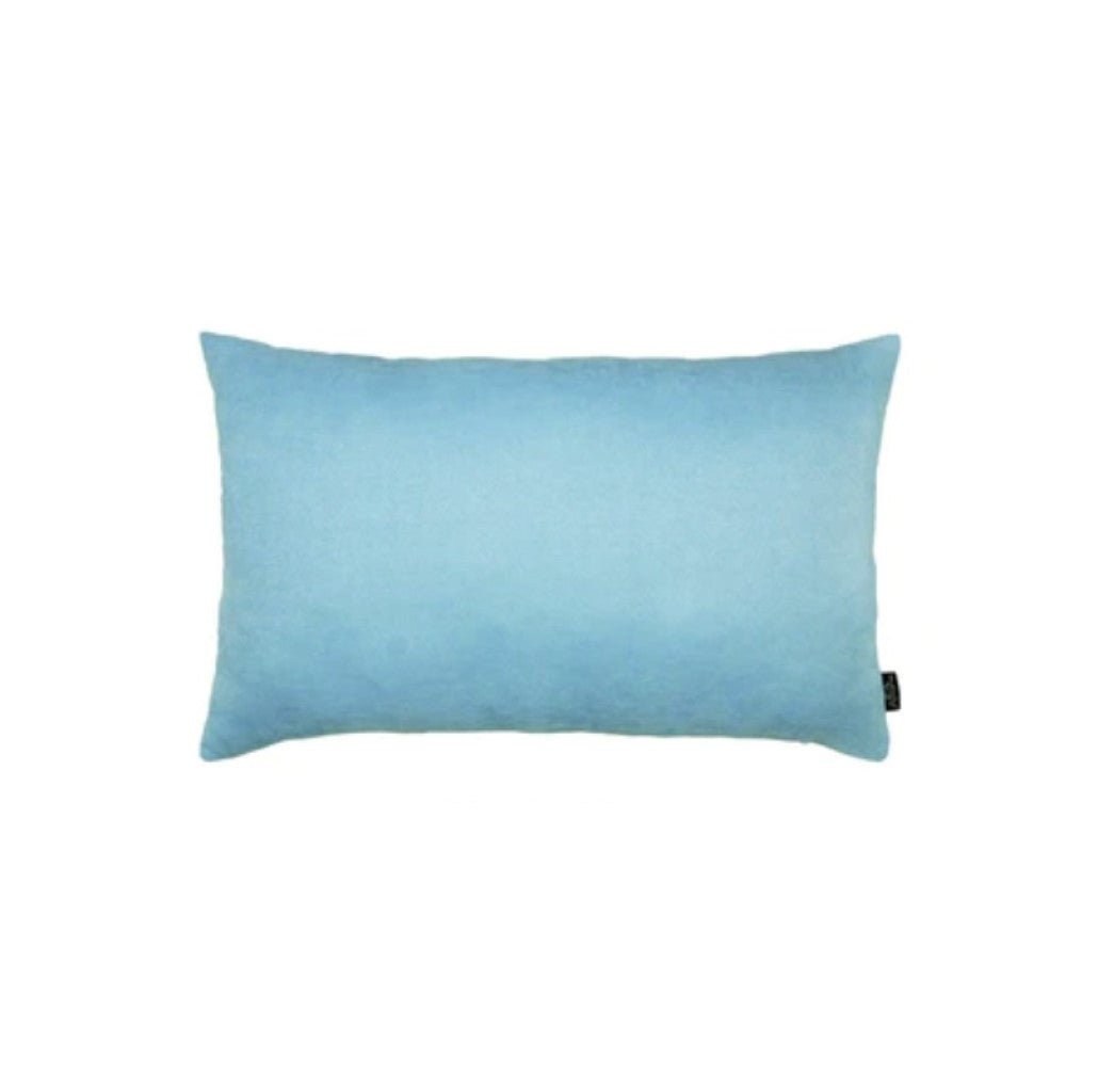 Set Of Two 12" X 20" Sky Blue Polyester Zippered Pillow Cover - Wize - Z