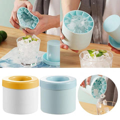Silicone Cylinder Portable Ice Maker Bucket - Wize - Z