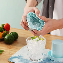 Silicone Cylinder Portable Ice Maker Bucket - Wize - Z