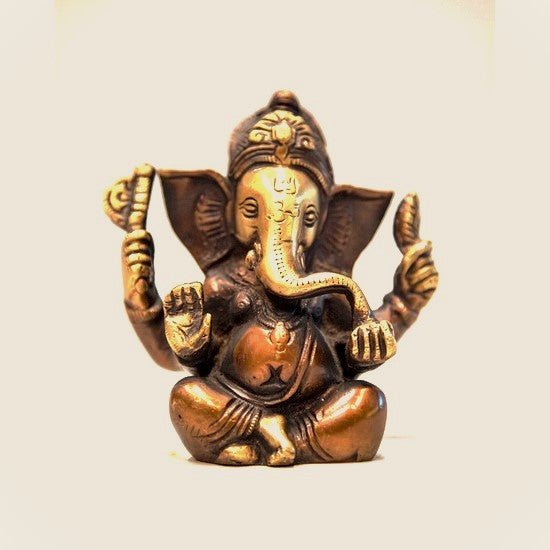 Sitting Ganesha statue yoga studio home sacred space gifts - Wize - Z