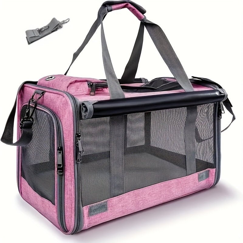 Small Dog & Cat Carrier Airline Approved Soft - Sided Medium - Wize - Z