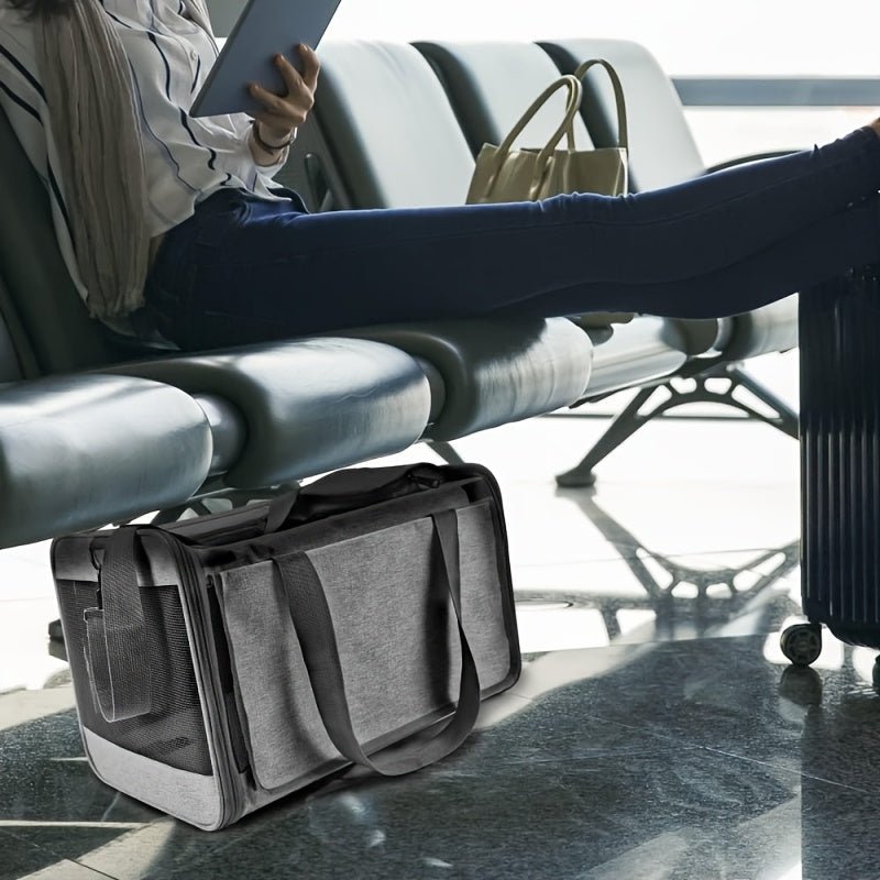 Small Dog & Cat Carrier Airline Approved Soft - Sided Medium - Wize - Z