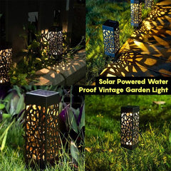 Solar Powered Waterproof Vintage Garden Light - Wize - Z