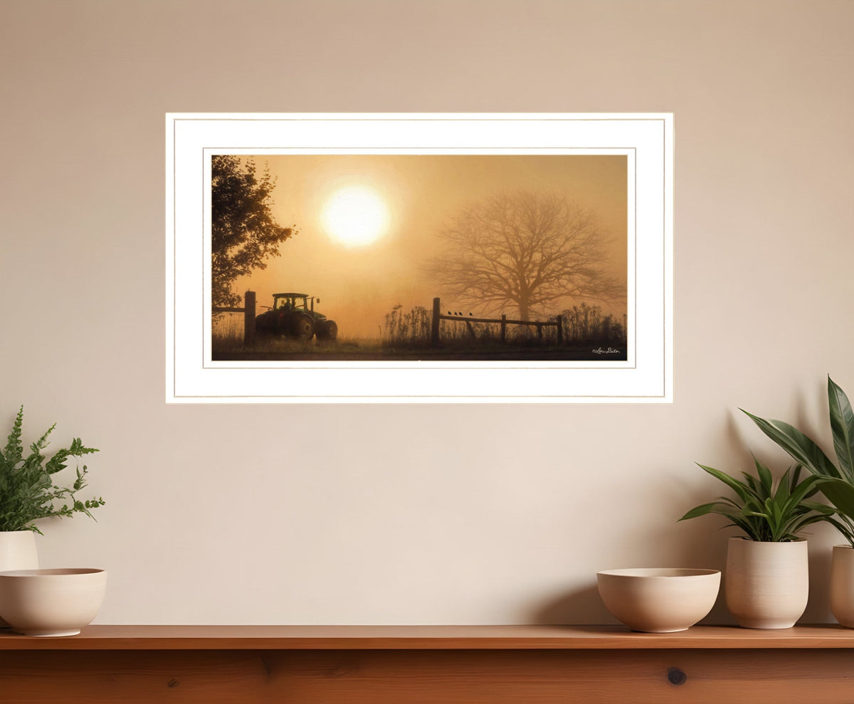 Start Your Engines 2 White Framed Print Wall Art - Wize - Z