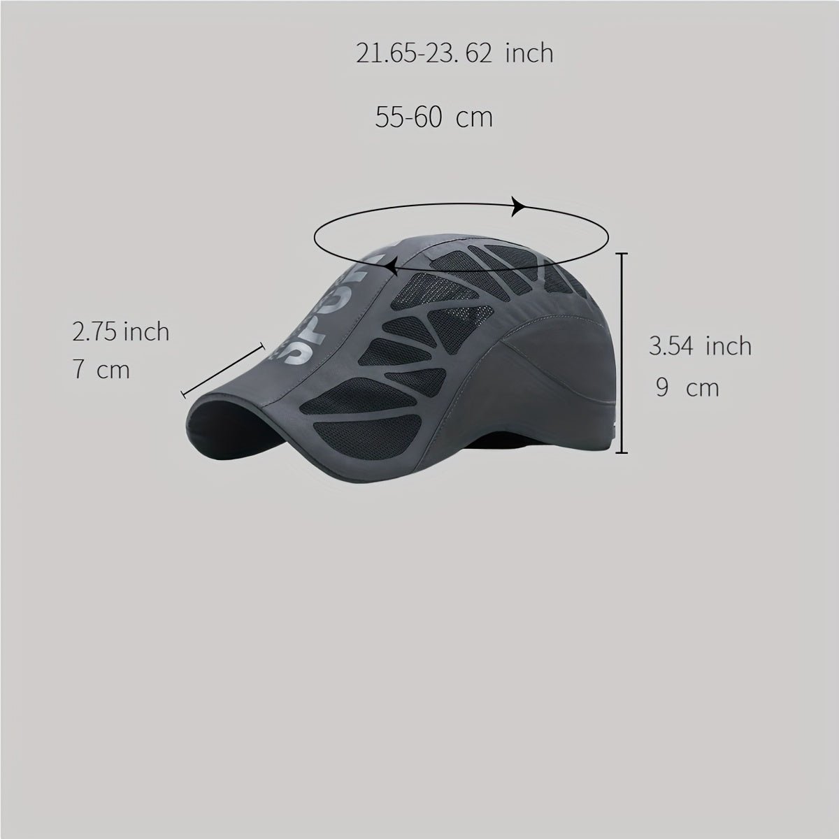 [Summer Sport Hat] Summer Breathable Mesh Men's Sunshade Hat | Quick Drying Outdoor Duckbill Hat - Wize - Z