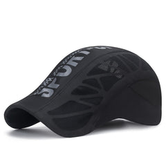 [Summer Sport Hat] Summer Breathable Mesh Men's Sunshade Hat | Quick Drying Outdoor Duckbill Hat - Wize - Z