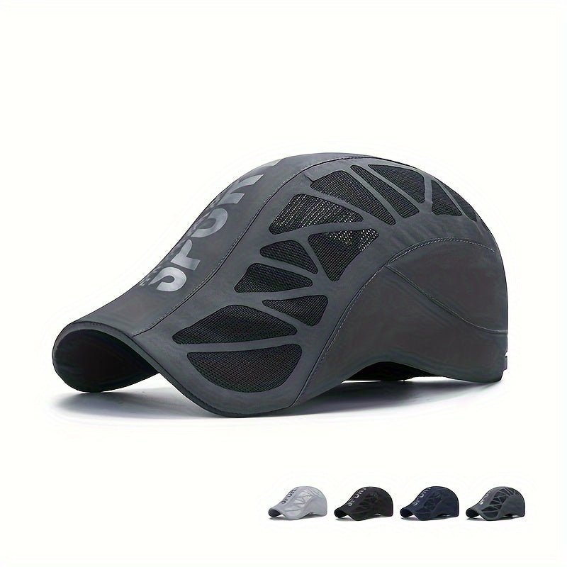 [Summer Sport Hat] Summer Breathable Mesh Men's Sunshade Hat | Quick Drying Outdoor Duckbill Hat - Wize - Z