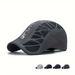 [Summer Sport Hat] Summer Breathable Mesh Men's Sunshade Hat | Quick Drying Outdoor Duckbill Hat - Wize - Z