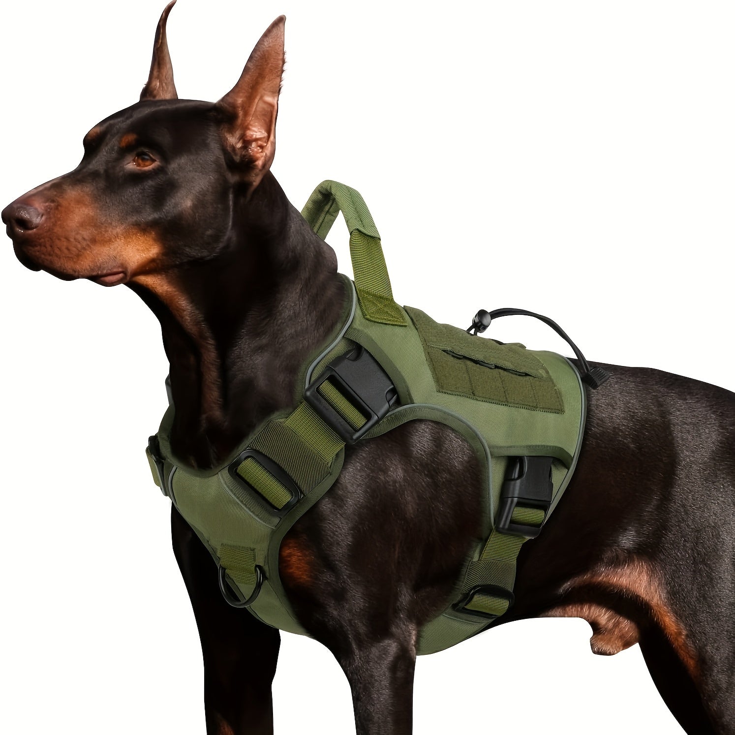 Tactical Dog Harness Durable Polyester Adjustable - Wize - Z