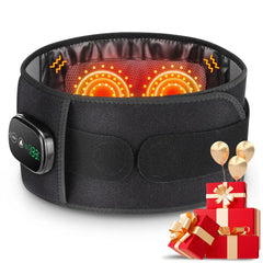 Therapeutic Waist Support Belt with Hot Compress and Vibration Massage - Wize-Z