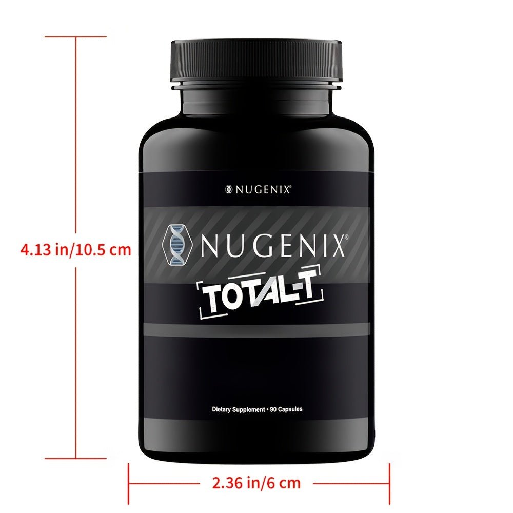 Total - T, Free And Total Testosterone Support Supplement for Men, 90 Count - Wize - Z