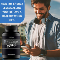 Total - T, Free And Total Testosterone Support Supplement for Men, 90 Count - Wize - Z