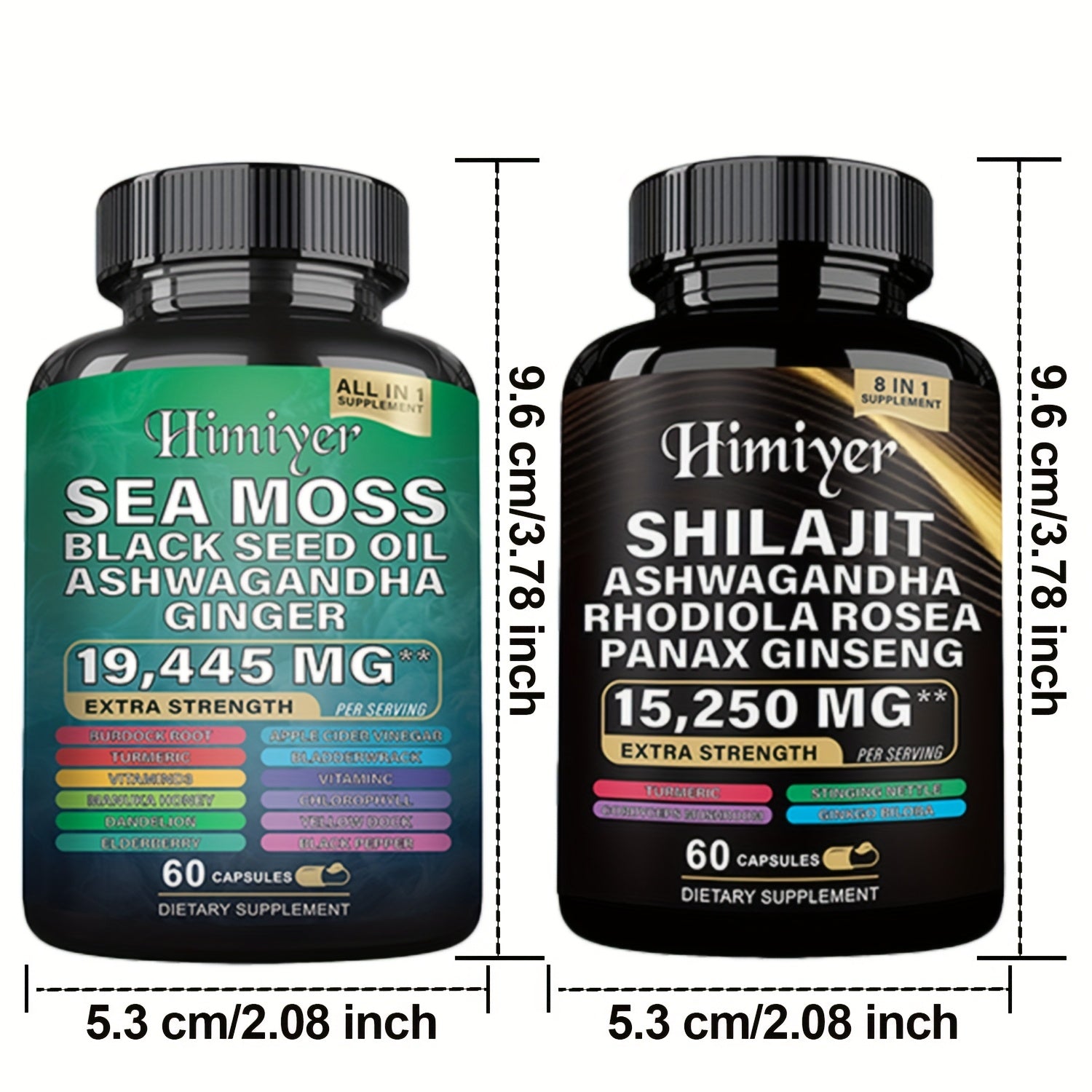 Ultimate Energy Pack: Shilajit, Seamoss & More! Boost Performance & Immunity 19,445mg+ - Wize-Z