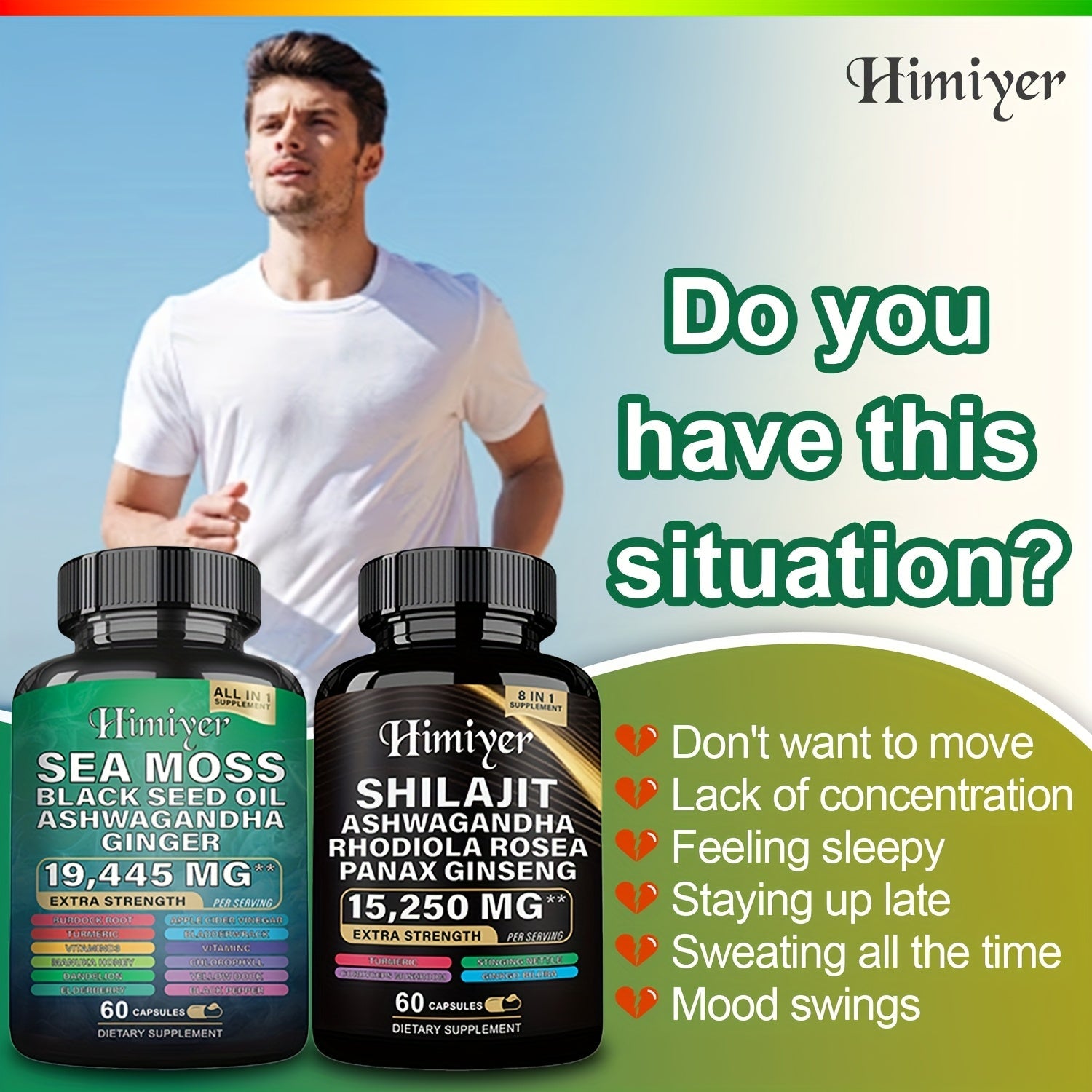 Ultimate Energy Pack: Shilajit, Seamoss & More! Boost Performance & Immunity 19,445mg+ - Wize-Z