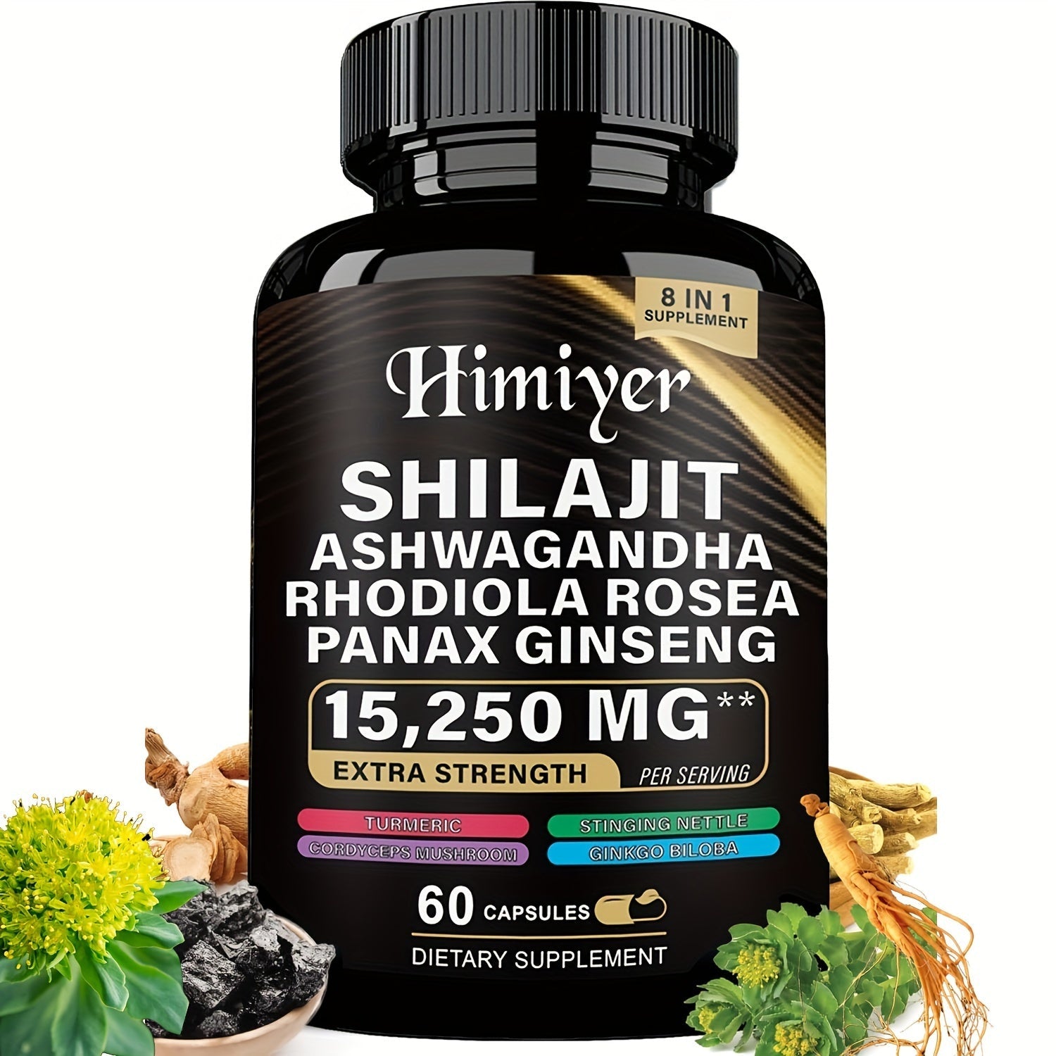 Ultimate Energy Pack: Shilajit, Seamoss & More! Boost Performance & Immunity 19,445mg+ - Wize-Z