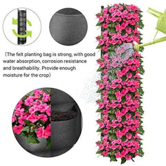 Vertical Hanging Garden Flower Pots - Wize - Z