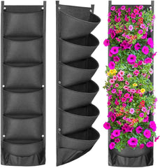 Vertical Hanging Garden Flower Pots - Wize - Z