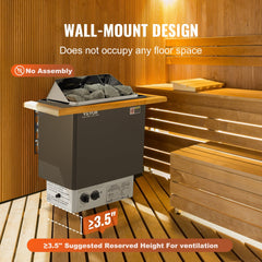 VEVOR Sauna Heater, 3KW 220V Electric Sauna Stove, Steam Bath Sauna Heater - Wize - Z