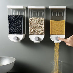Wall - Mounted Kitchen Multi - Grain Sealed Jars - Wize - Z