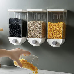 Wall - Mounted Kitchen Multi - Grain Sealed Jars - Wize - Z