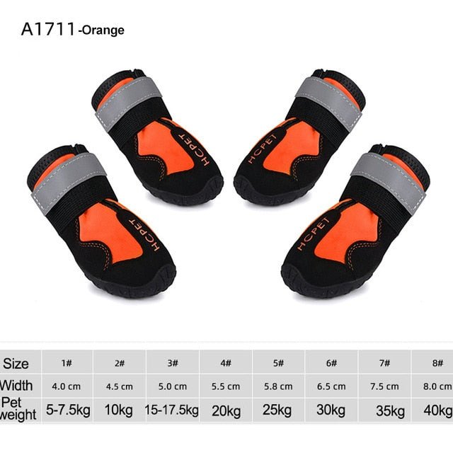 Waterproof Reflective Dog Boots - Wize - Z